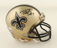 Drew Brees Signed Saints Mini Helmet (Beckett) at PristineAuction.com