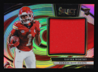 Xavier Worthy 2024 Select Jumbo Rookie Swatch Prizm #42 #017/149 at PristineAuction.com