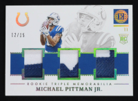 Michael Pittman Jr. 2020 Panini Encased Rookie Triple Memorabilia Pearl #22 #12/15 RC at PristineAuction.com