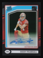 Ricky Pearsall 2024 Clearly Donruss Clearly Rated Rookie Autographs #65 RC at PristineAuction.com