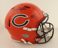 Dan Hampton & Mike Singletary Signed Bears Full-Size Speed Helmet (Beckett) at PristineAuction.com