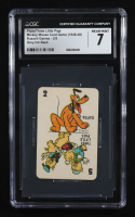 Pluto / Three Little Pigs 1946-48 Russell Card Game Grey Ink Back (CGC 7) at PristineAuction.com