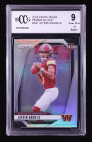 Jayden Daniels 2024 Panini Prizm Prizms Silver #347 RC (BCCG 9) at PristineAuction.com