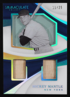 Mickey Mantle 2017 Immaculate Collection Shadowbox Materials #7 #11/25 at PristineAuction.com
