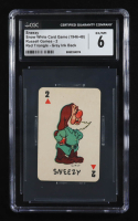 Sneezy 1946-48 Russell Card Game Red Triangle Grey Ink Back (CGC 6) at PristineAuction.com