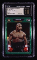 Mike Tyson 2023 Leaf Web Exclusives Pro Set Green #PSG15 #7/10 (CGC 10 | Pristine Black Label) at PristineAuction.com