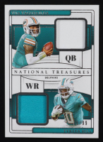 Tua Tagovailoa / Tyreek Hill 2024 Panini National Treasures NFL Gear Combo Materials #19 #05/99 at PristineAuction.com