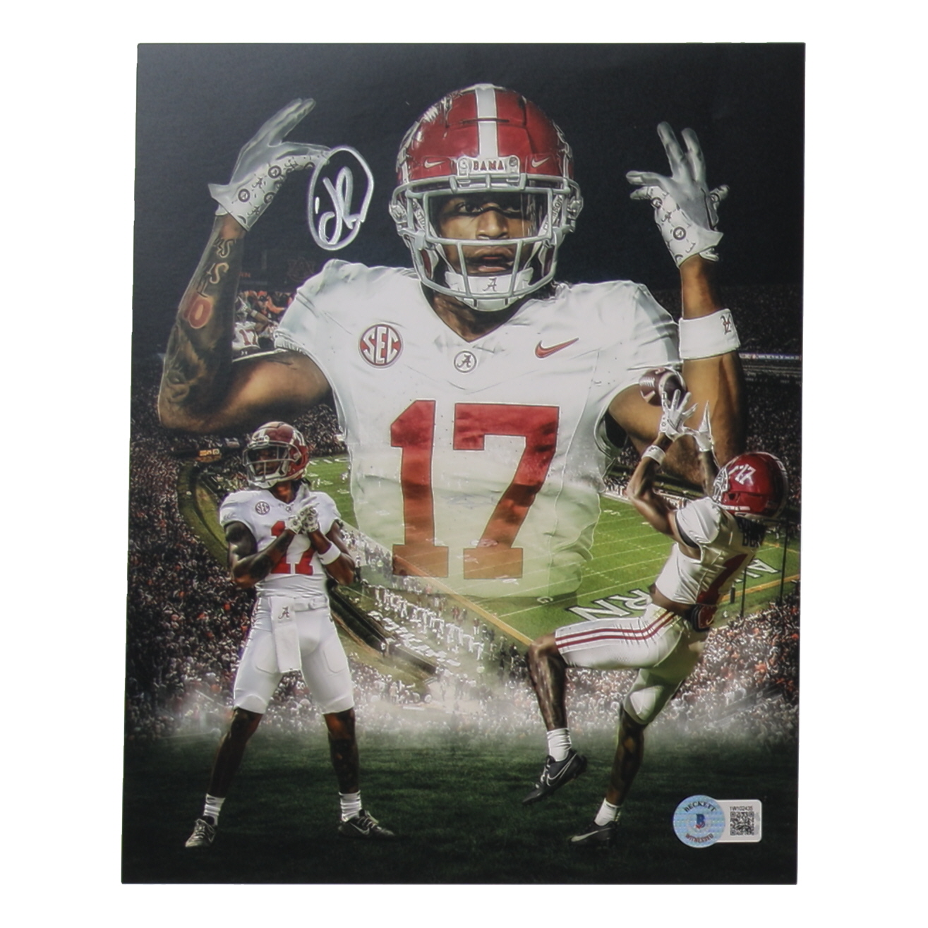Isaiah Bond Signed Alabama Crimson Tide 8x10 Photo (Beckett) at PristineAuction.com Isaiah Bond Signed Alabama Crimson Tide 8x10 Photo (Beckett) at PristineAuction.com