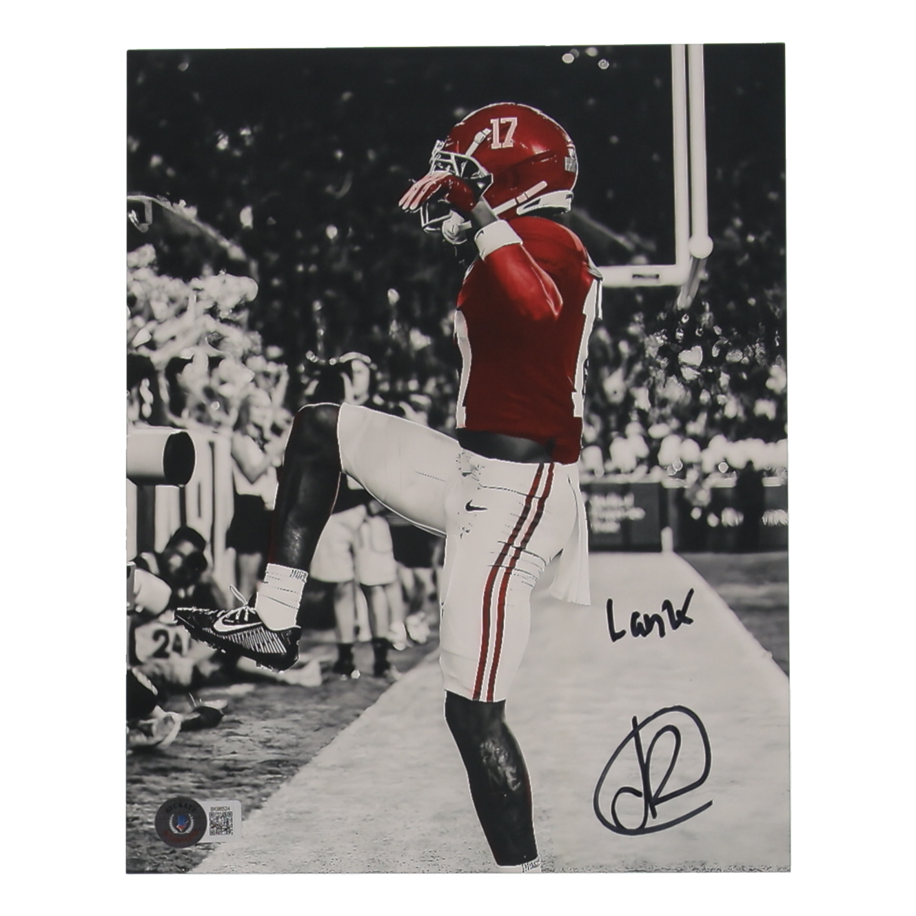 Isaiah Bond Signed Alabama Crimson Tide 8x10 Photo Inscribed "Lank" (Beckett) at PristineAuction.com Isaiah Bond Signed Alabama Crimson Tide 8x10 Photo Inscribed "Lank" (Beckett) at PristineAuction.com
