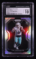 Tua Tagovailoa 2020 Panini Prizm Black Silver #2 RC (CGC 10) at PristineAuction.com