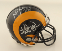 Marshall Faulk Signed Rams Mini Helmet (Beckett) at PristineAuction.com