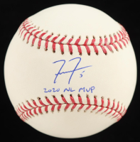 Freddie Freeman Signed OML Baseball Inscribed "2020 NL MVP" (Beckett) at PristineAuction.com