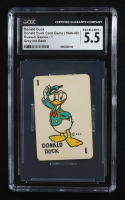 Donald Duck 1946-48 Russell Card Game Grey Ink Back (CGC 5.5) at PristineAuction.com