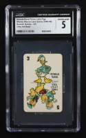 Donald Duck / Three Little Pigs 1946-48 Russell Card Game Grey Ink Back (CGC 5) at PristineAuction.com