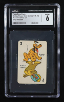 Pluto / Clara Cluck 1946-48 Russell Card Game Grey Ink Back (CGC 6) at PristineAuction.com