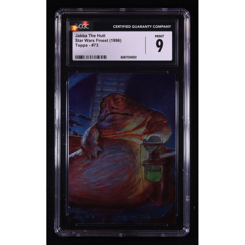 Jabba The Hutt 1996 Finest Star Wars #73 (CGC 9) at PristineAuction.com