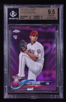 Shohei Ohtani 2018 Topps Chrome Pink Refractors #150 RC (BGS 9.5) at PristineAuction.com