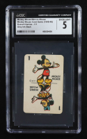 Mickey Mouse / Minnie Mouse 1946-48 Russell Card Game Grey Ink Back (CGC 5) at PristineAuction.com