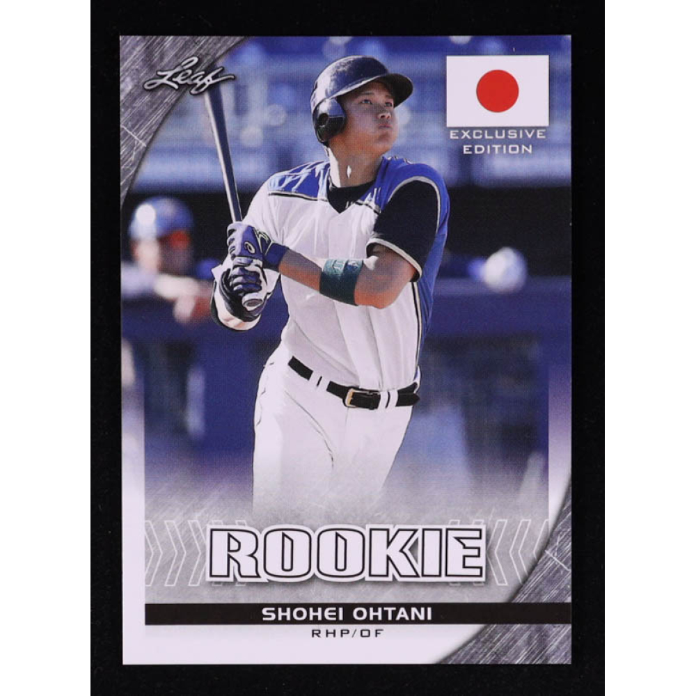 Shohei Ohtani 2018 Leaf Ohtani Rookie Exclusive Flag #FL01 RC at PristineAuction.com