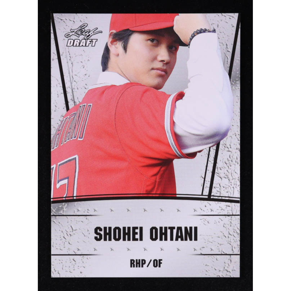 Shohei Ohtani 2018 Leaf Ohtani Draft Silver #DS01 RC at PristineAuction.com