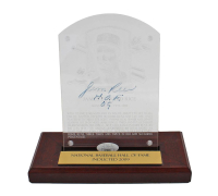 Jim Rice Signed Baseball Hall of Fame Plaque Inscribed "HOF 09" with Display Stand (JSA) at PristineAuction.com