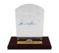 Trevor Hoffman Signed Baseball Hall of Fame Plaque with Display Stand (JSA) at PristineAuction.com
