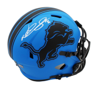 Ndamokung Suh Signed Lions Full-Size Rave Alternate Speed Helmet (Radtke) at PristineAuction.com
