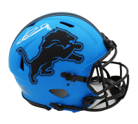 Ndamokung Suh Signed Lions Full-Size Authentic On-Field Rave Alternate Speed Helmet (Radtke) at PristineAuction.com