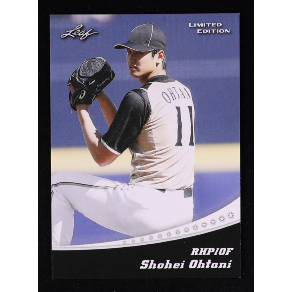 Shohei Ohtani 2018 Leaf Ohtani Limited Edition #LE01 RC at PristineAuction.com
