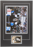 Dustin Brown Signed Kings Sports Card Custom Lithograph Display with Photo (JSA) at PristineAuction.com