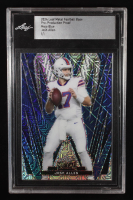 Josh Allen 2024 Leaf Metal Football Base Pre-Production Proof Mojo Blue #1/1 (Leaf) at PristineAuction.com