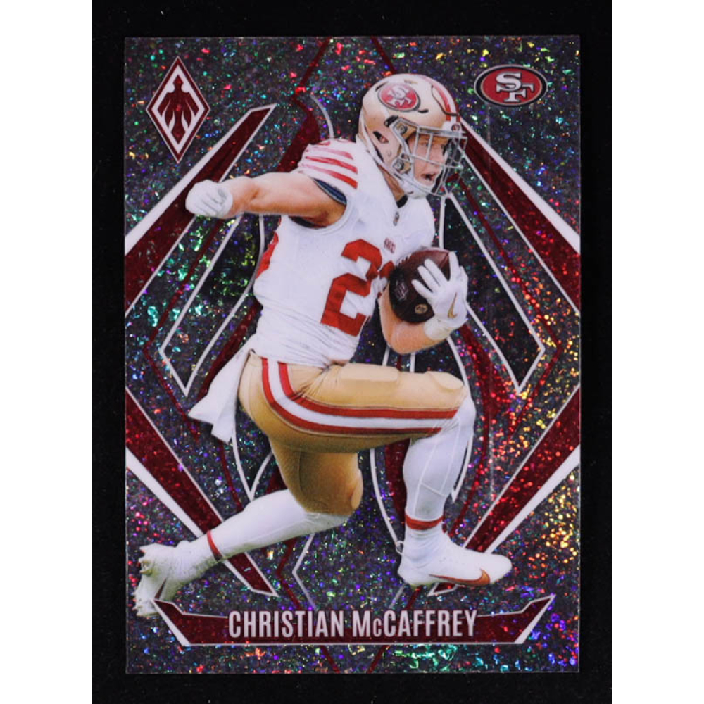 Christian McCaffrey 2024 Panini Phoenix Dots #26 at PristineAuction.com
