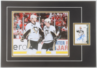 Jordan Staal Signed Kings Sports Card Custom Lithograph Display with Photo (JSA) at PristineAuction.com