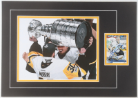 Matt Murray Signed Penguins Sports Card Custom Lithograph Display with Photo (JSA) at PristineAuction.com
