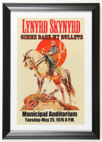 1976 "Lynyrd Skynyrd: Gimmie Back My Bullets" Concert Custom Framed Poster at PristineAuction.com