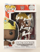 Booker T Signed "WWE" #128 King Booker Funko Pop! Vinyl Figure Inscribed "All Hail" (Fanatics) at PristineAuction.com