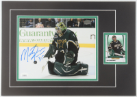 Marty Turco Signed Stars Photo Custom Lithograph Display with Photo (JSA) at PristineAuction.com