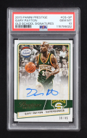 Gary Payton 2015 Panini Prestige Old School Signatures #OSGP (PSA 10) at PristineAuction.com