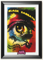 1971 "Black Sabbath" Long Island Concert Custom Framed Poster with Black Sabbath Patch at PristineAuction.com