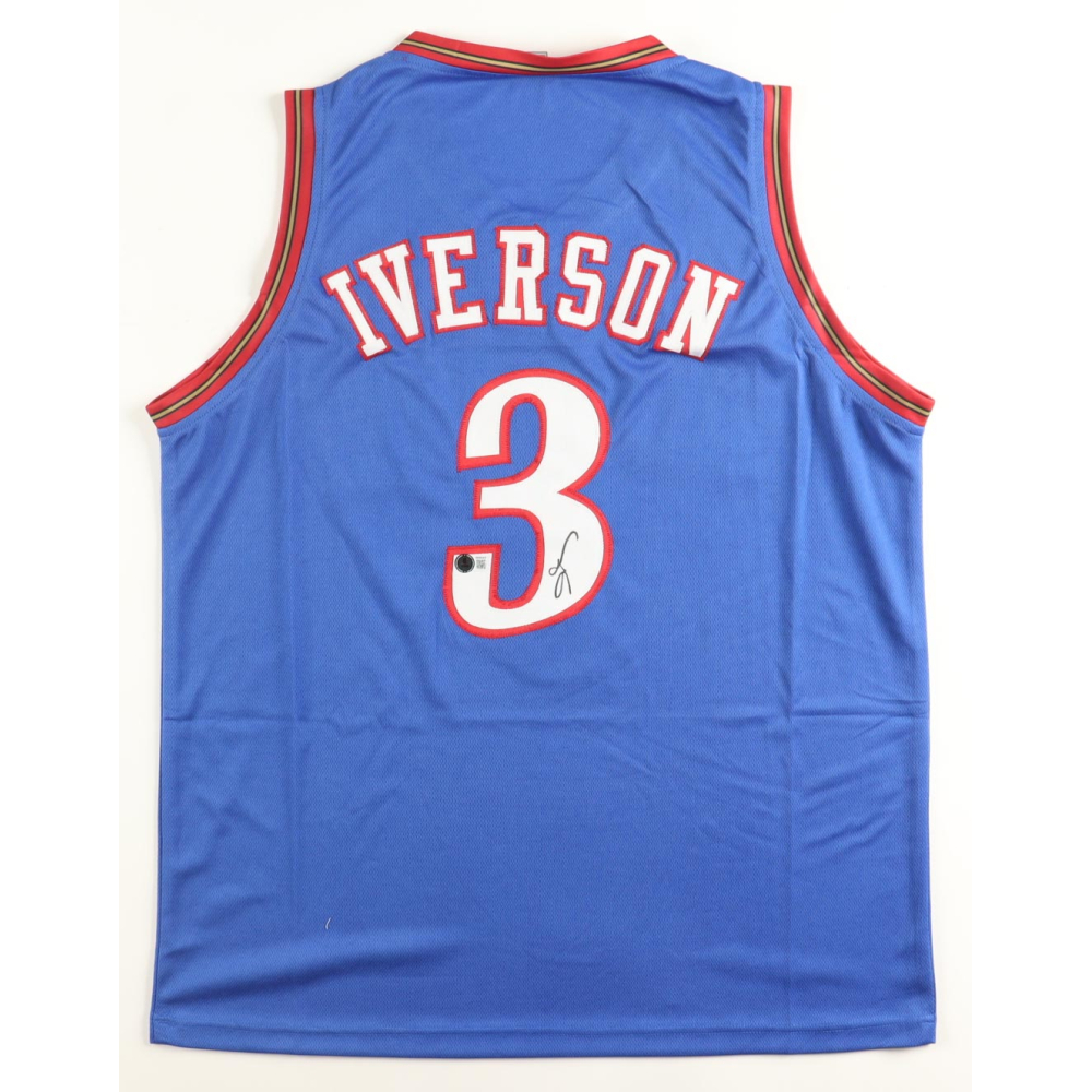 Allen Iverson Signed Jersey (Beckett) at PristineAuction.com