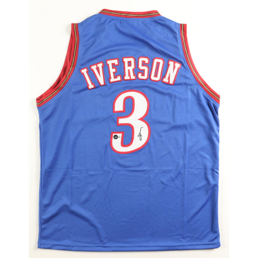Allen Iverson Signed Jersey (Beckett) at PristineAuction.com