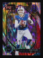 Josh Allen 2024 Select Prizm Red and Yellow Shock #225 at PristineAuction.com