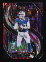 Josh Allen 2024 Select Prizm Red and Blue Shock #122 at PristineAuction.com