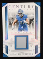 Aidan Hutchinson 2023 Panini National Treasures Century Materials Holo Silver #5 #25/25 at PristineAuction.com