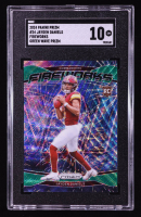 Jayden Daniels 2024 Panini Prizm Fireworks Prizms Green Wave #24 RC (SGC 10) at PristineAuction.com