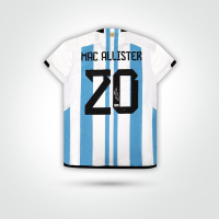 Alexis Mac Allister Signed Argentina Adidas Authentic Jersey (Beckett) at PristineAuction.com