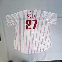 Aaron Nola Signed Phillies Nike Authentic Jersey (Fanatics) at PristineAuction.com