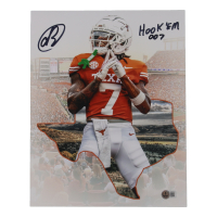 Isaiah Bond Signed Texas Longhorns 11x14 Photo Inscribed "Hook 'Em / 007" (Beckett) at PristineAuction.com