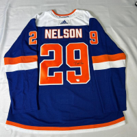 Brock Nelson Signed Islanders Adidas Authentic Jersey (Fanatics) at PristineAuction.com