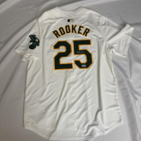 Brent Rooker Signed Athletics Nike Authentic Jersey (Beckett) at PristineAuction.com